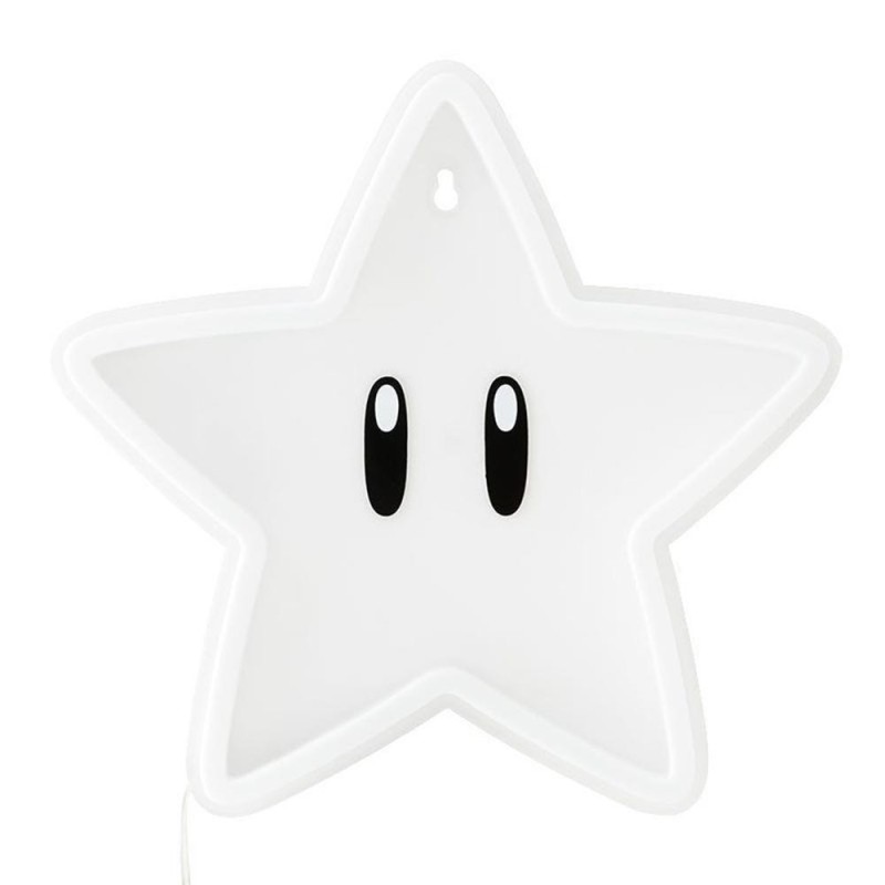 paladone luz neon pared paladone super mario bros super estrella