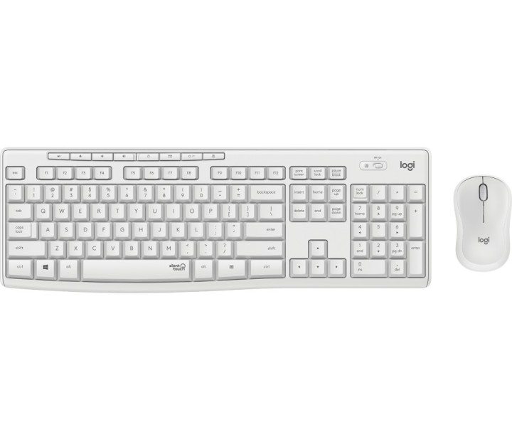 combo teclado raton logitech mk295 silent aleman bluetooth blanco