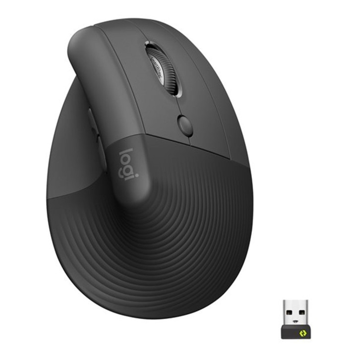 logitech mouse raton vertical logitech lift for business 6 botones 4000 dpi wireless inalambrico gra
