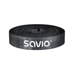 organizador cables savio oc-06 cinta velcro negro longitud 5 m ancho 14 mm