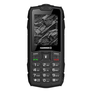 hammer telefono movil rugerizado hammer rock 2.4 pulgadas -  0.3mpx -  2g