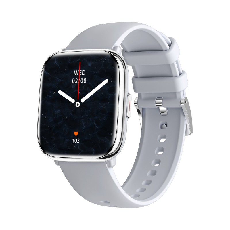 myphone reloj smartwatch myphone pastel silver gray