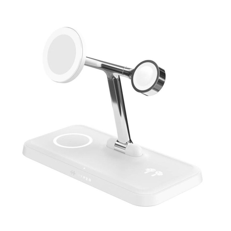 hyper juice q2 4 en 1 charging stand - white