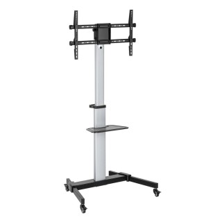 ewent soporte suelo con ruedas ewent vesa hasta 86 pulgadas 600x400mm max 50kg