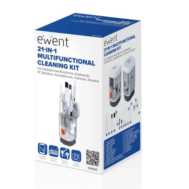 ewent kit de limpieza multifuncional 21 en 1