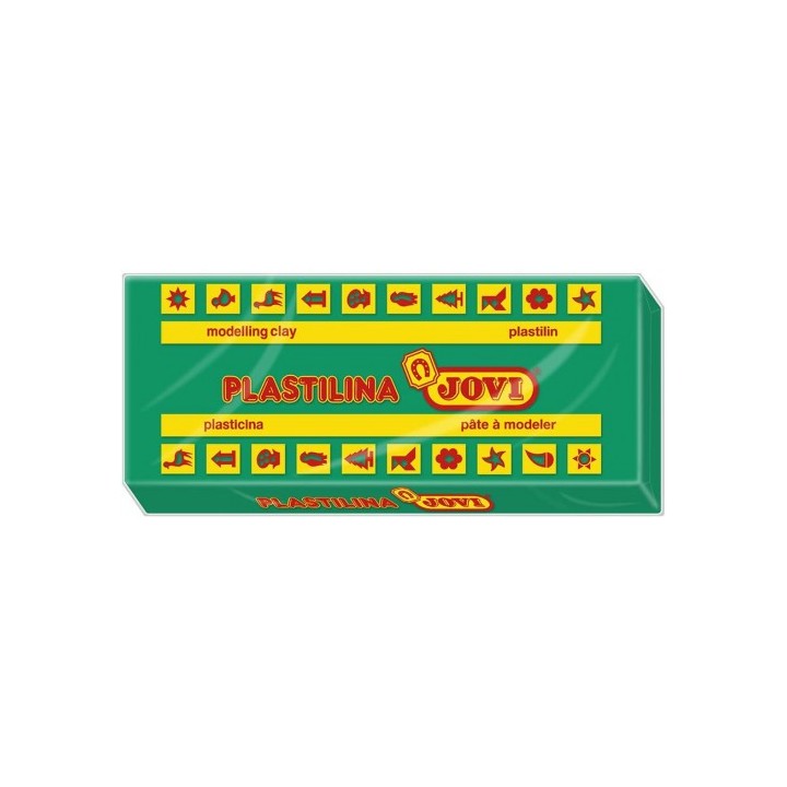 jovi caja 15 pastillas plastilina 150 g - verde oscuro jovi 7111
