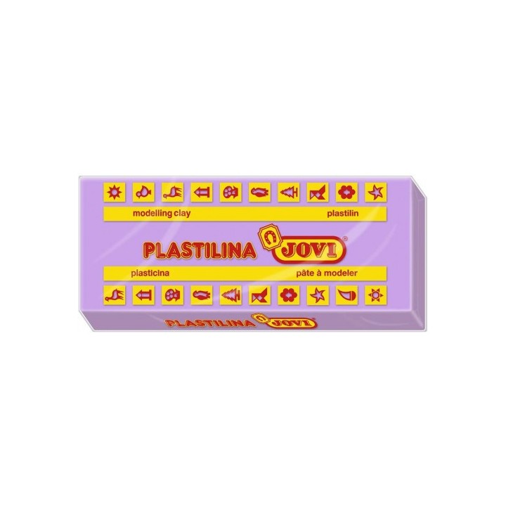 jovi caja 15 pastillas plastilina 150 g - lila jovi 7114
