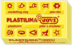 jovi caja 30 pastillas plastilina 50 g - amarillo  jovi 7002