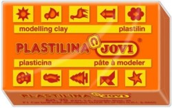 jovi caja 30 pastillas plastilina 50 g - naranja jovi 7004