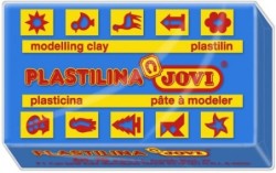 jovi caja 30 pastillas plastilina 50 g - azul oscuro jovi 7013