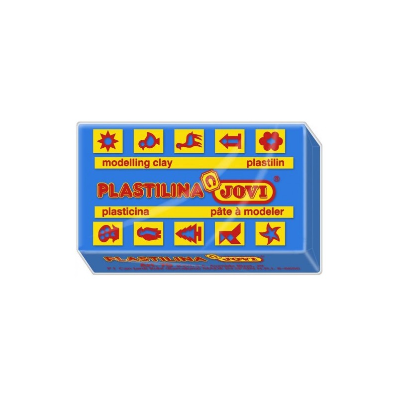 jovi caja 30 pastillas plastilina 50 g - azul oscuro jovi 7013