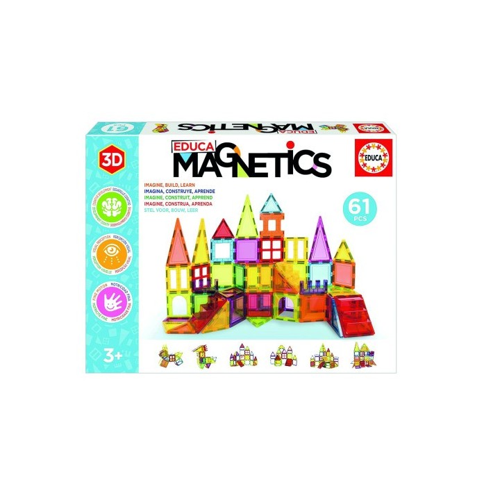 educa borras juego magnetics 61 pcs 20024 educa 20024