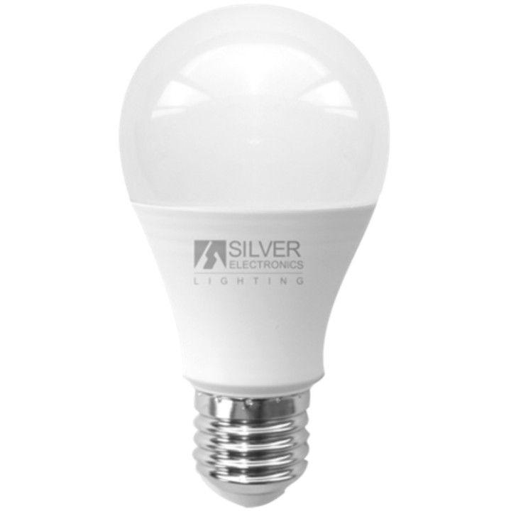 silver bombilla led eco silver electronics estandar 11w  100w -  e27 -  1.350lm -  6000k luz fria -