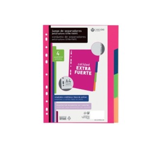 carchivo carchivo 49050699 divisor polipropileno (pp) multicolor