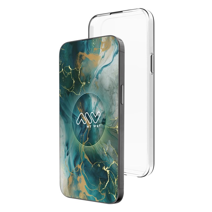 myway carcasa myway para apple iphone 16 plus transparente