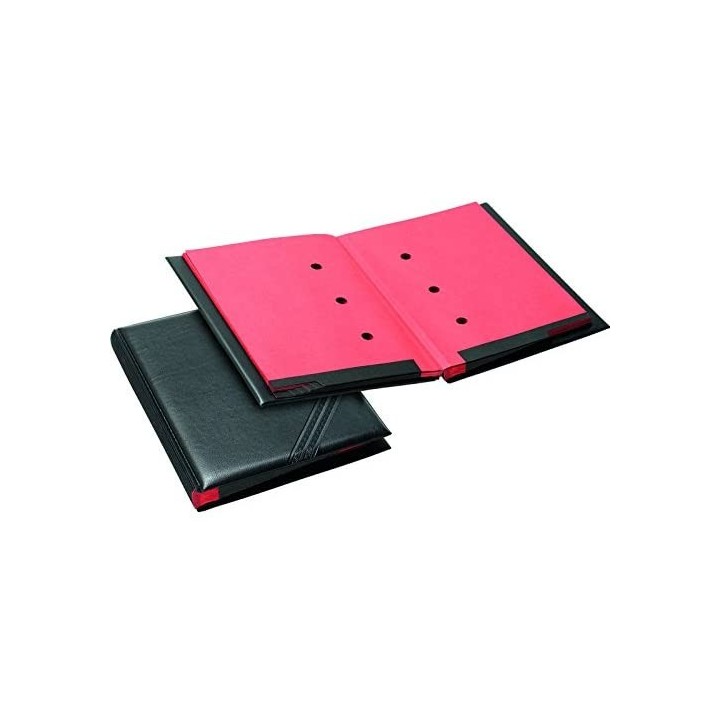 iberplas portafirmas fuelle extensible imitacion piel acolchado 20 departamentos negro+tartetero adh