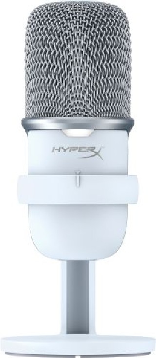 hyperx solocast - usb microphone (white) blanco microfono para videoconsola