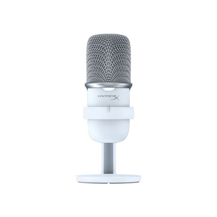 hyperx solocast - usb microphone (white) blanco microfono para videoconsola