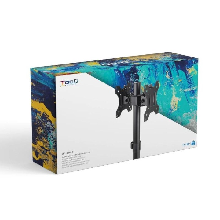tooq db1132tn-b soporte mesa 2 pantallas 17-32