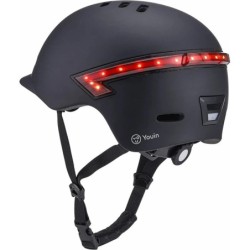youin casco smart youin homologado led 58 - 61cm negro