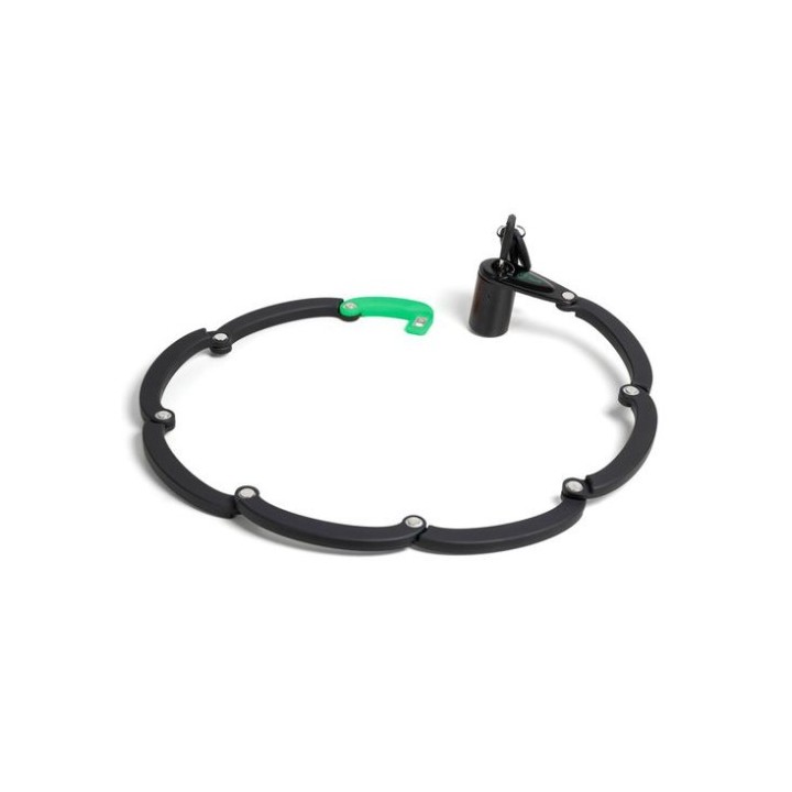 youin candado alum-plegable oval + lampara cola led