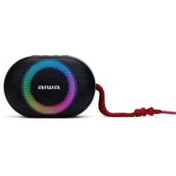 aiwa altavoz portatil aiwa bst - 330 10w rms bluetooth rojo y negro