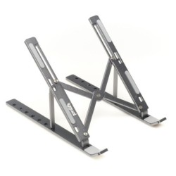 iggual soporte elevador plegable portatil 17 gris