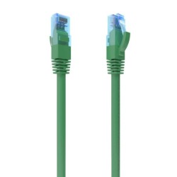 cable red aisens latiguillo rj45 cat.6 utp awg26 cca verde 1.0m