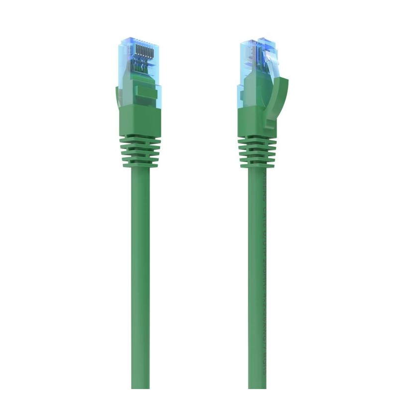 cable red aisens latiguillo rj45 cat.6 utp awg26 cca verde 1.0m
