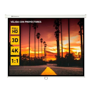 phoenix technologies phoenix -  pantalla de proyeccion manual plegable 112 pulgadas 2 x 2m formatos