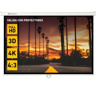 phoenix technologies pantalla manual videoproyector pared y techo phoenix 100Â´Â´ ratio 4:3 - 16:9 2