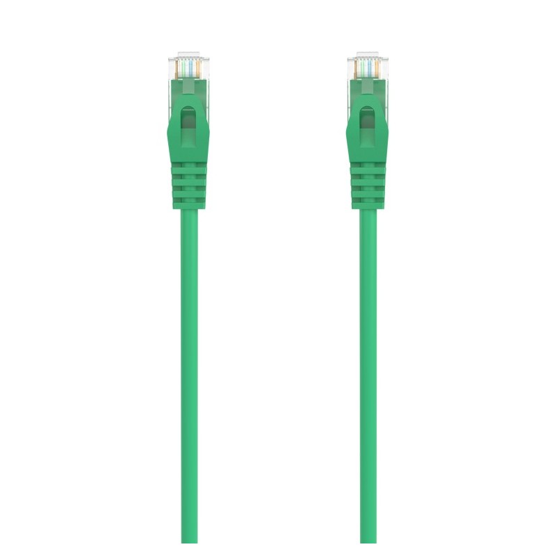 cable red aisens latiguillo rj45 lszh cat.6a utp awg24 2.0m verde