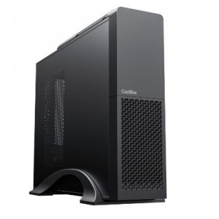 coolbox caja ordenador coolbox microatx slim t313 usb - c fuente sfx 300w bronze incluida