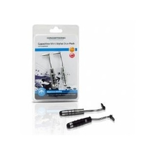 conceptronic juego 2 lapices capacitivos para smartphone y tablets conceptronic