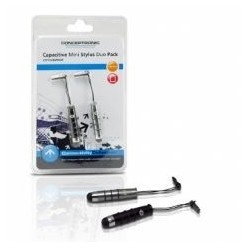 conceptronic juego 2 lapices capacitivos para smartphone y tablets conceptronic