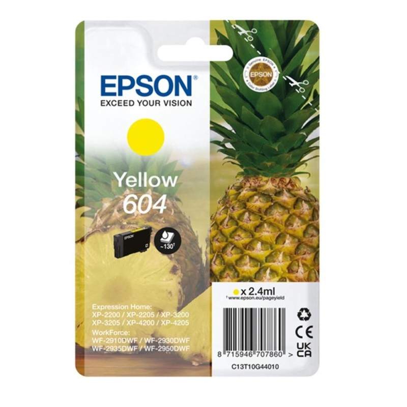epson cartucho epson 604 amarillo c13t10g44010 xp2200 wf - 2910 pina