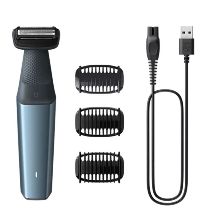 philips afeitadora corporal philips bodygroom 3000 3 peines guia