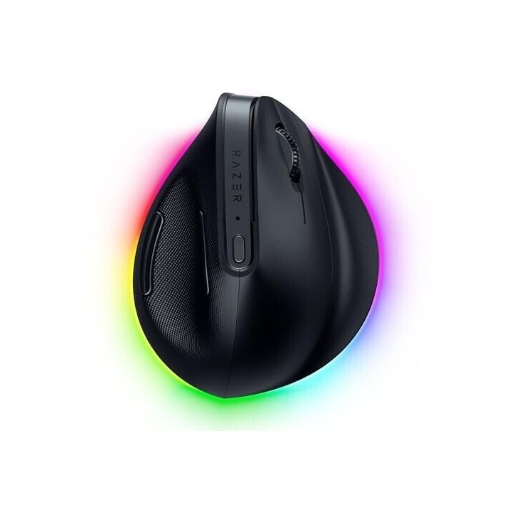 razer razer pro click v2 vertical raton universal mano derecha rf wireless + bluetooth + usb type-c