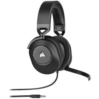 corsair corsair hs65 surround auriculares alambrico de mano juego carbono