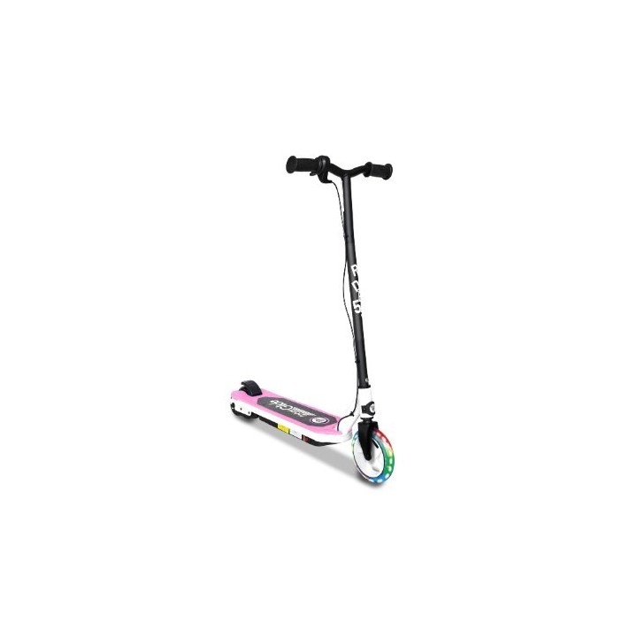 patinete electrico urban glide ride kid55 flash pk 10km-h 30w 6.5kg 6-10 anos max 50kg pink