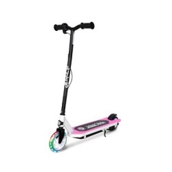 patinete electrico urban glide ride kid55 flash pk 10km-h 30w 6.5kg 6-10 anos max 50kg pink