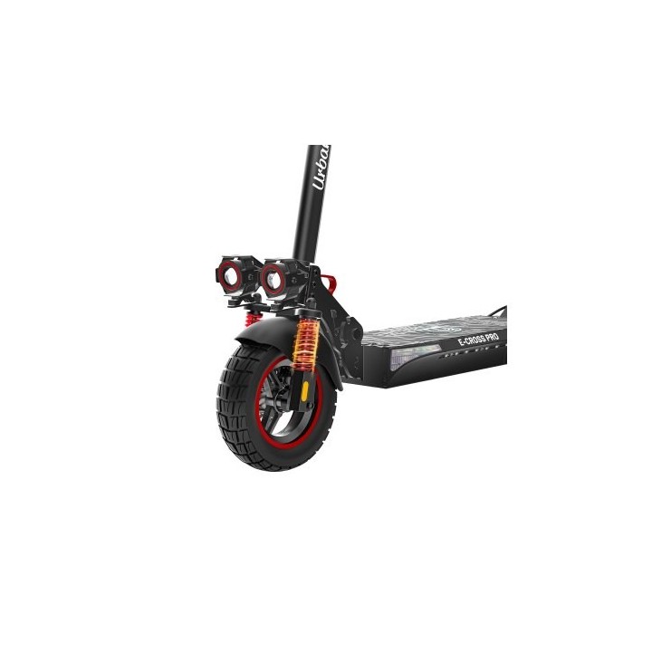 patinete electrico urban glide ecross pro 25km-h aut.50km 800w bat48v12.5ah x2fr.disco