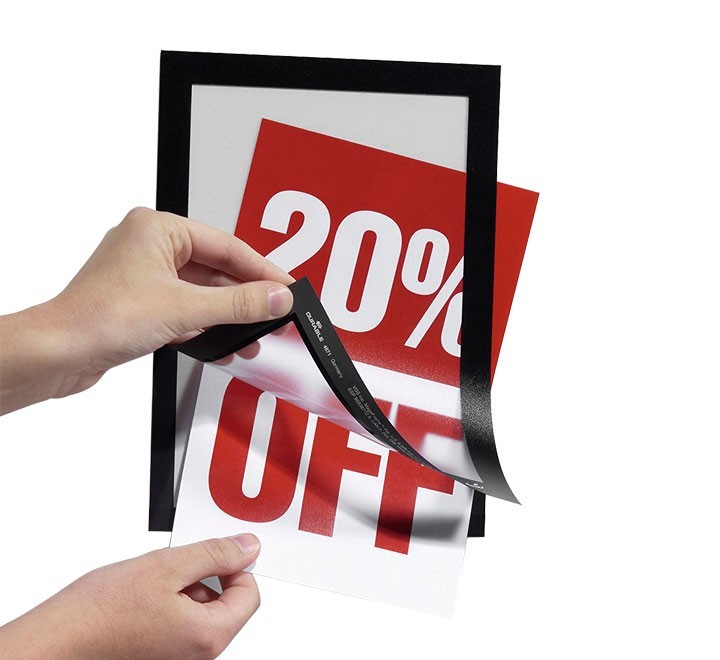 b. 2 marco durable duraframe adh a5 negro