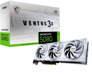 msi msi ventus geforce rtx 5080 16g 3x oc white tarjeta grafica nvidia 16 gb gddr7