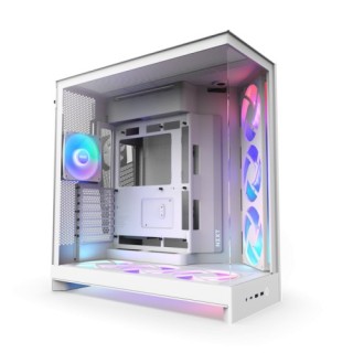 nzxt nzxt h9 flow rgb+ midi tower blanco