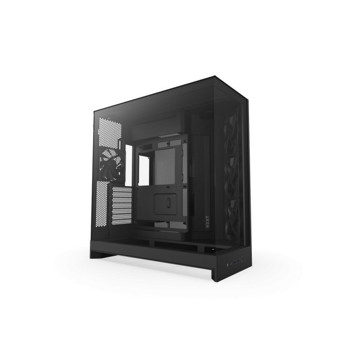 nzxt nzxt h9 flow midi tower negro
