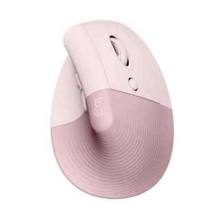 logitech mouse raton vertical logitech lift 6 botones 4000 dpi wireless inalambrico rosa
