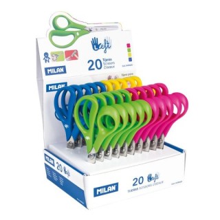 milan milan caja expositora 20 tijeras para zurdos