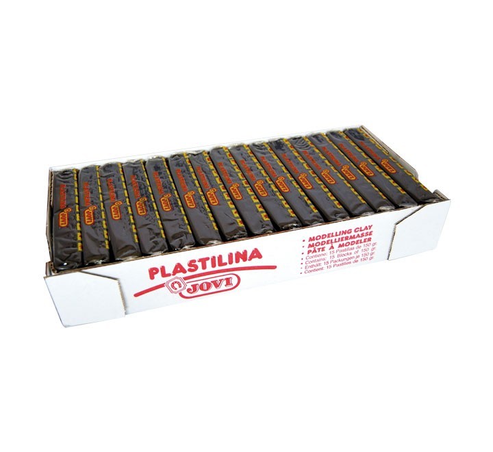 pastilla plastilina jovi 150g negro 7115