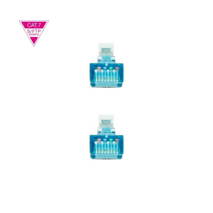 nanocable latiguillo cat. 7 lszh/sftp 3 m gris